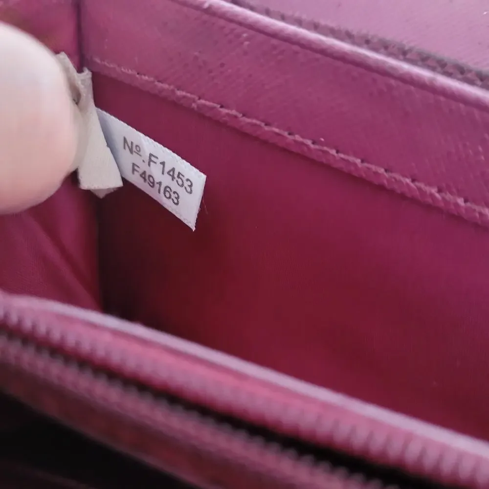 Coach Crossgrain Wallet Brown Zip Around Large Clutch‎ Accordion Classic Fair